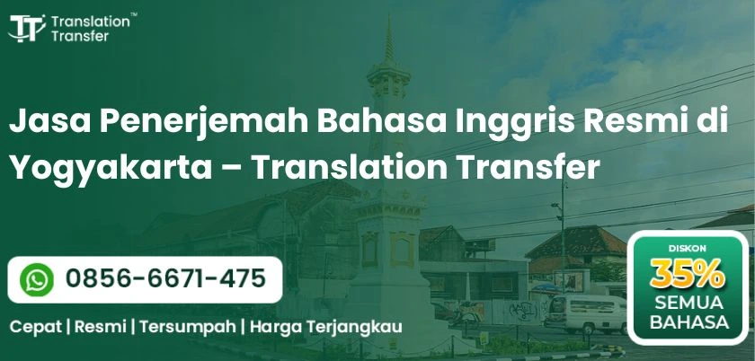 Jasa Penerjemah Bahasa Inggris Resmi di Yogyakarta