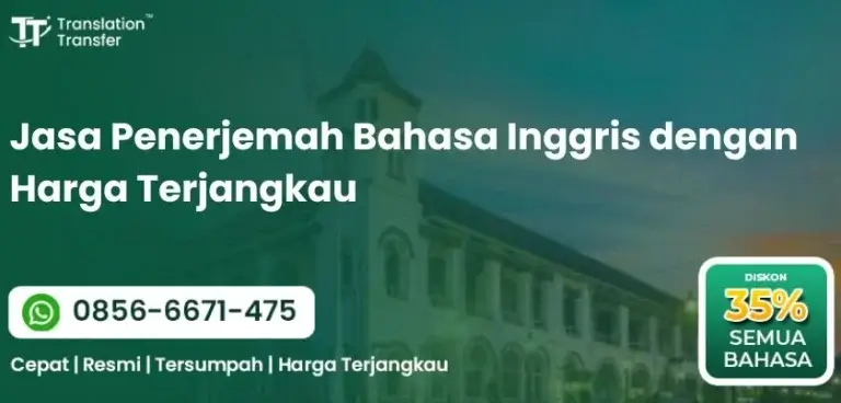 Jasa Penerjemah Bahasa Inggris dengan Harga Terjangkau