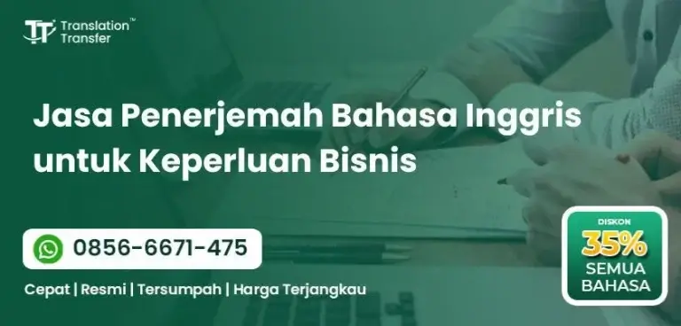 Jasa Penerjemah Bahasa Inggris untuk Keperluan Bisnis