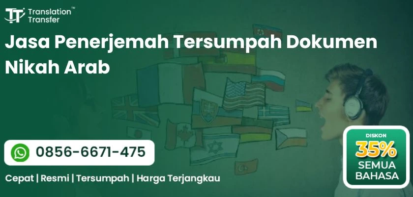 Jasa Penerjemah Tersumpah Dokumen Nikah Arab