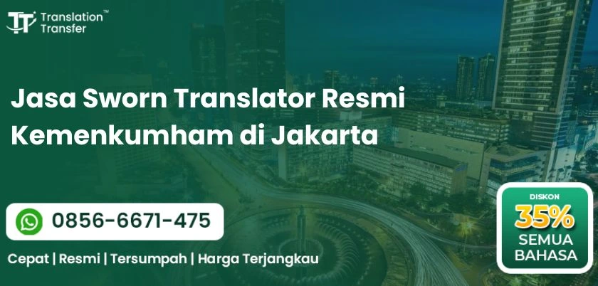 Jasa Sworn Translator Resmi Kemenkumham di Jakarta