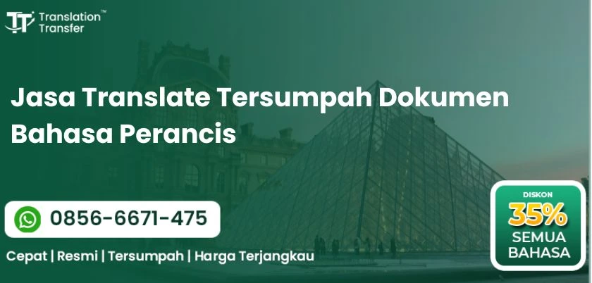 Jasa Translate Tersumpah Dokumen Bahasa Perancis
