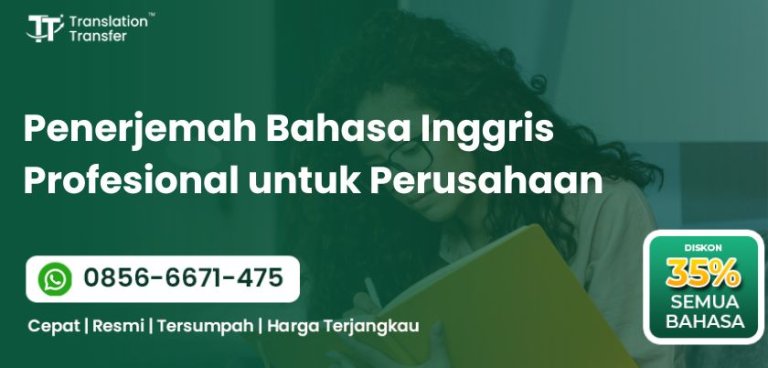 Penerjemah Bahasa Inggris Profesional untuk