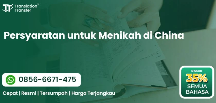 Persyaratan untuk Menikah di China
