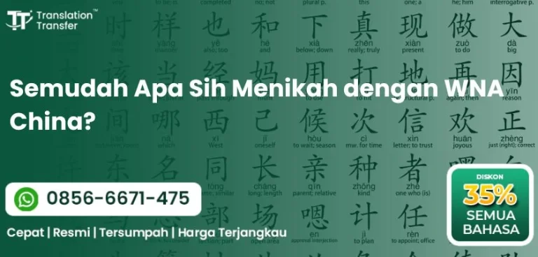 Semudah Apa Sih Menikah dengan WNA China?