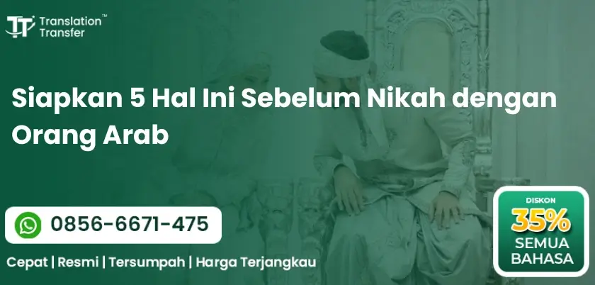 Siapkan 5 Hal Ini Sebelum Nikah dengan Orang Arab