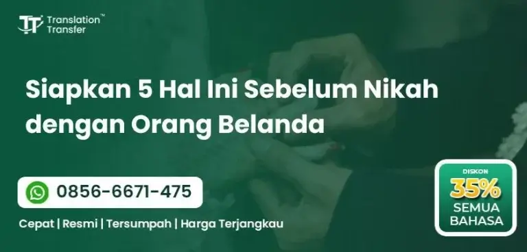 Siapkan 5 Hal Ini Sebelum Nikah dengan Orang Belanda