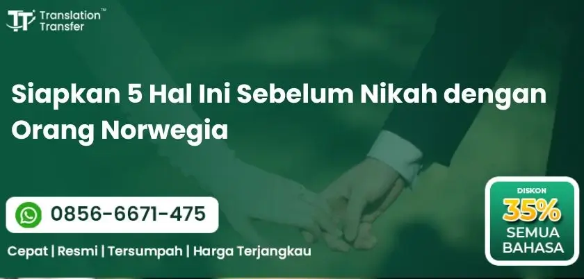 Siapkan 5 Hal Ini Sebelum Nikah dengan Orang Norwegia