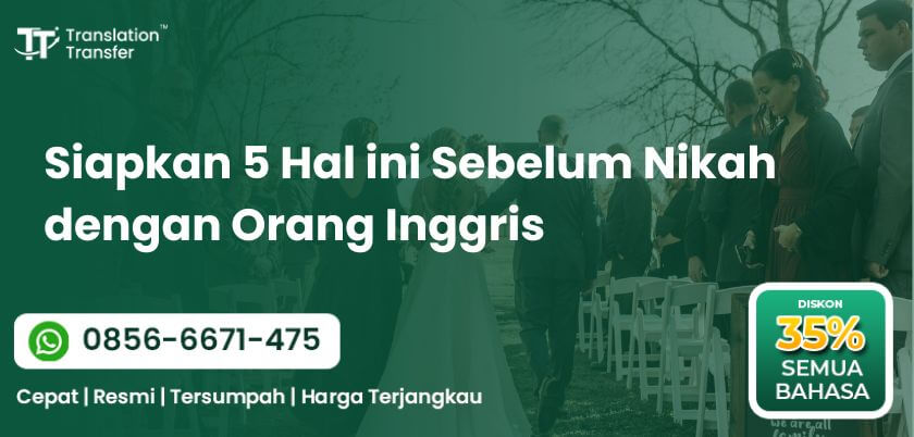 Siapkan 5 Hal Ini Sebelum Nikah dengan Orang