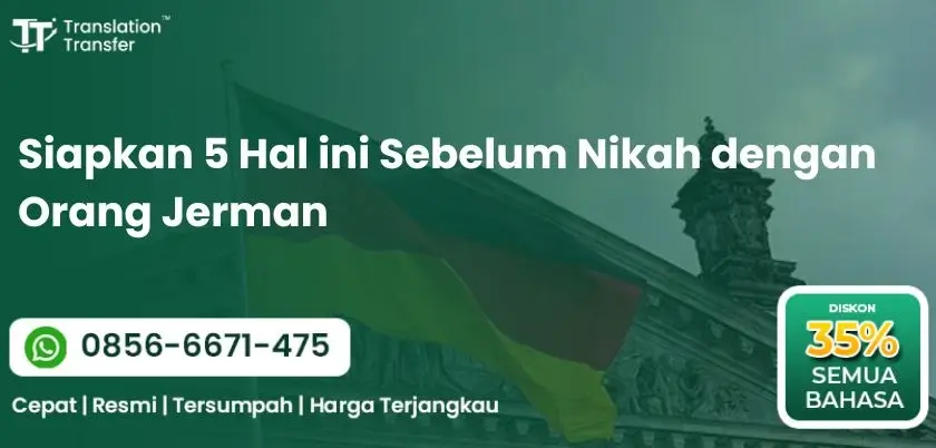 Siapkan 5 Hal ini Sebelum Nikah dengan Orang Jerman