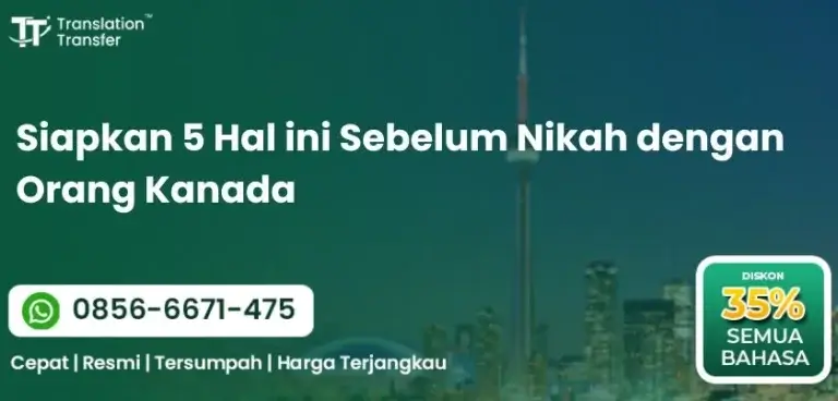 Siapkan 5 Hal ini Sebelum Nikah dengan Orang Kanada