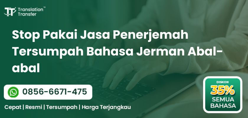 Stop Pakai Jasa Penerjemah Tersumpah Bahasa