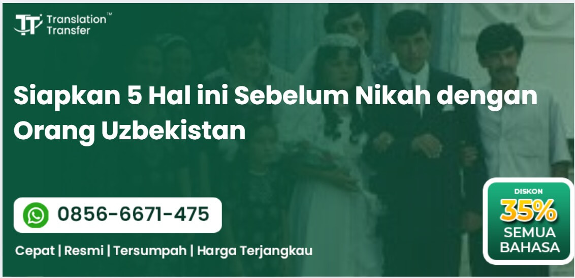 Siapkan 5 Hal ini Sebelum Nikah dengan Orang Uzbekistan