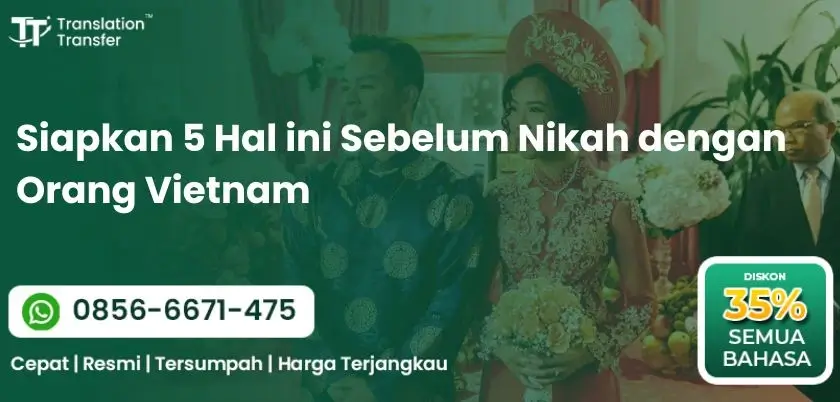 Siapkan 5 Hal ini Sebelum Nikah dengan Orang Vietnam