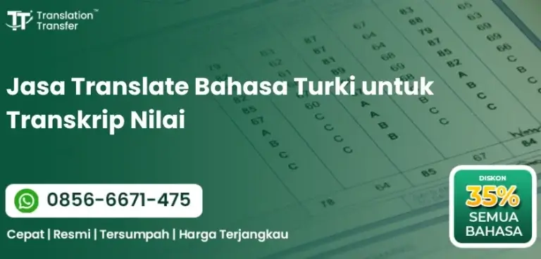 Jasa Translate Bahasa Turki untuk Transkrip Nilai