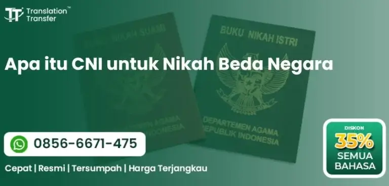 Apa itu CNI untuk Nikah Beda Negara