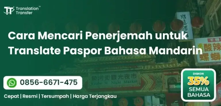 Cara Mencari Penerjemah untuk Translate Paspor Bahasa Mandarin