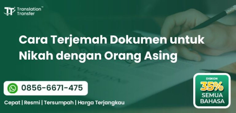 Cara Terjemah Dokumen untuk Nikah dengan