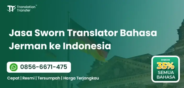Jasa Sworn Translator Bahasa Jerman ke Indonesia