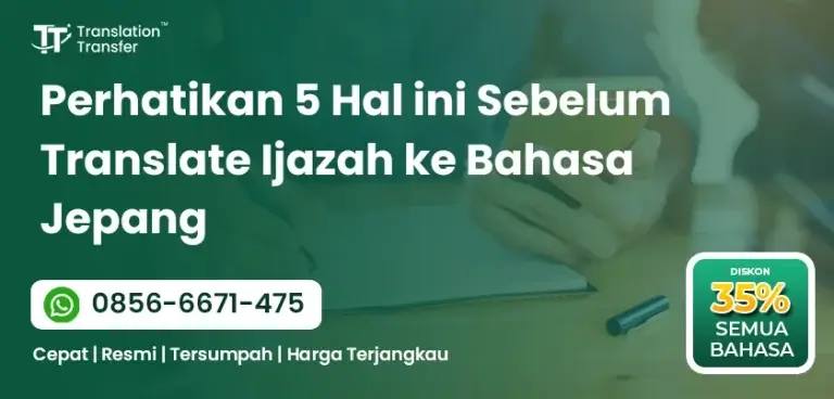 Perhatikan 5 Hal ini Sebelum Translate Ijazah ke Bahasa Jepang