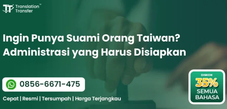 Ingin Punya Suami Orang Taiwan? Administrasi yang Harus Disiapkan