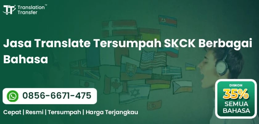 Jasa Translate Tersumpah SKCK Berbagai Bahasa