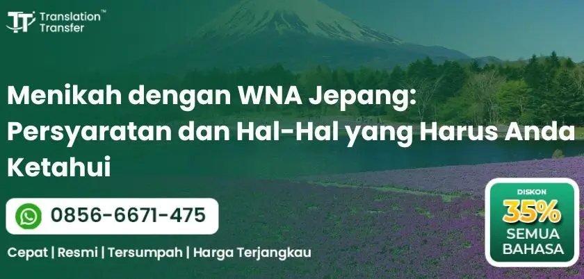Menikah dengan WNA Jepang: Persyaratan dan Hal-Hal yang Harus Anda Ketahui
