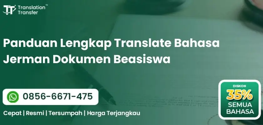 Panduan Lengkap Translate Bahasa Jerman Dokumen Beasiswa