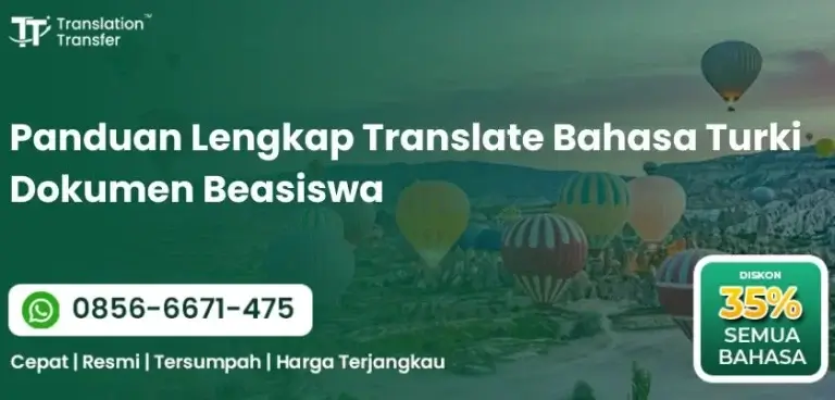 Panduan Lengkap Translate Bahasa Turki Dokumen Beasiswa