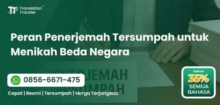 Peran Penerjemah Tersumpah untuk Menikah Beda Negara