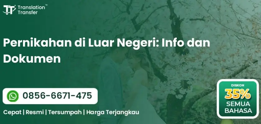 Pernikahan di Luar Negeri: Info dan Dokumen