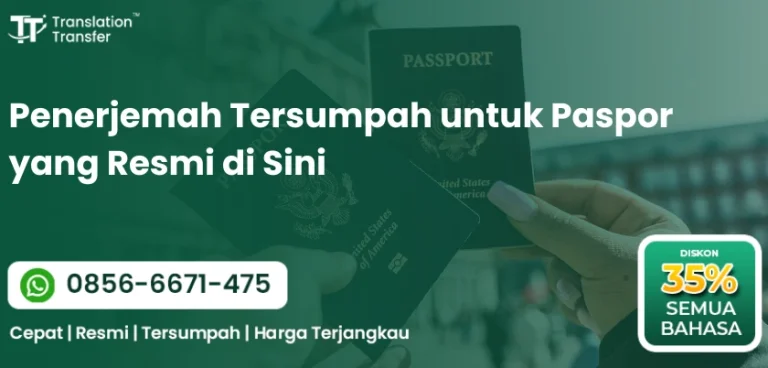 Penerjemah Tersumpah untuk Paspor yang Resmi di Sini