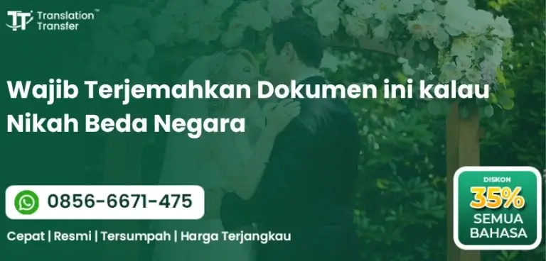 Wajib Terjemahkan Dokumen ini kalau Nikah Beda Negara