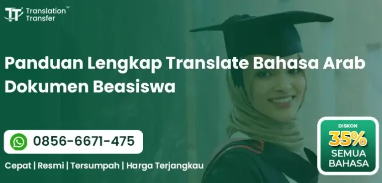 Panduan Lengkap Translate Bahasa Arab Dokumen Beasiswa