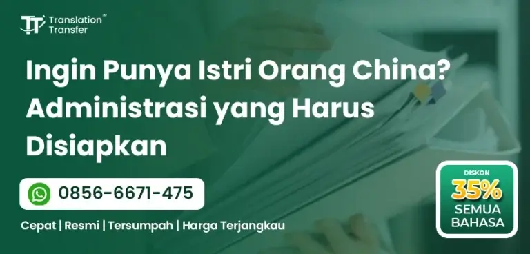 Ingin Punya Istri Orang China? Administrasi yang Harus Disiapkan