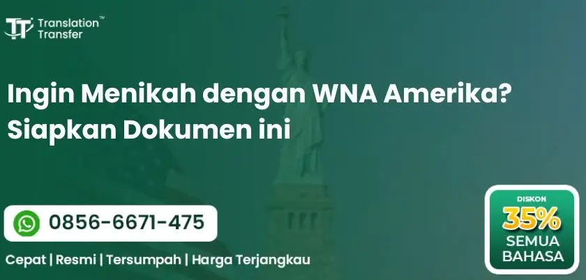 Ingin Menikah dengan WNA Amerika? Siapkan Dokumen ini