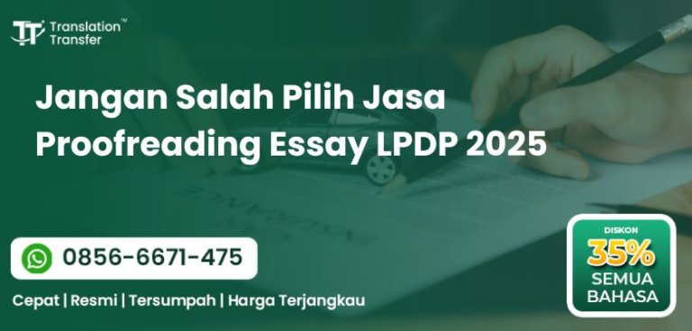 Jasa Proofreading Essay LPDP 2025