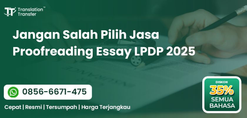 Jasa Proofreading Essay LPDP 2025