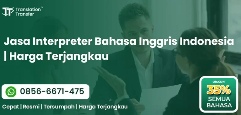 Jasa Interpreter Bahasa Inggris Indonesia