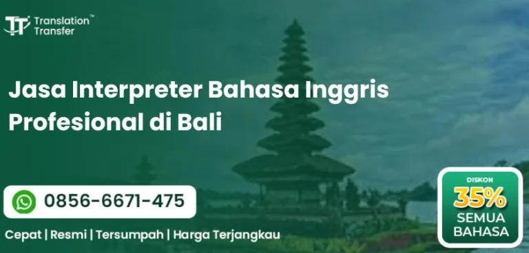 Jasa Interpreter Bahasa Inggris Profesional di Bali