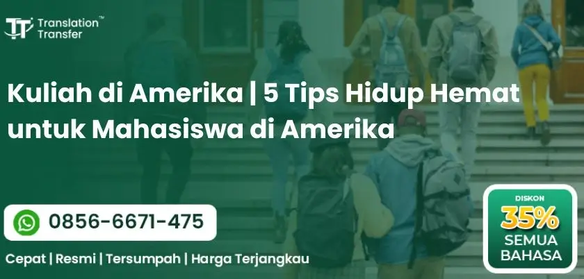 Kuliah di Amerika | 5 Tips Hidup Hemat untuk Mahasiswa di Amerika