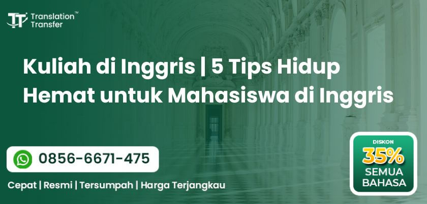 Tips Hidup Hemat untuk Mahasiswa di Inggris