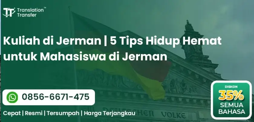 Kuliah di Jerman | 5 Tips Hidup Hemat untuk Mahasiswa di Jerman