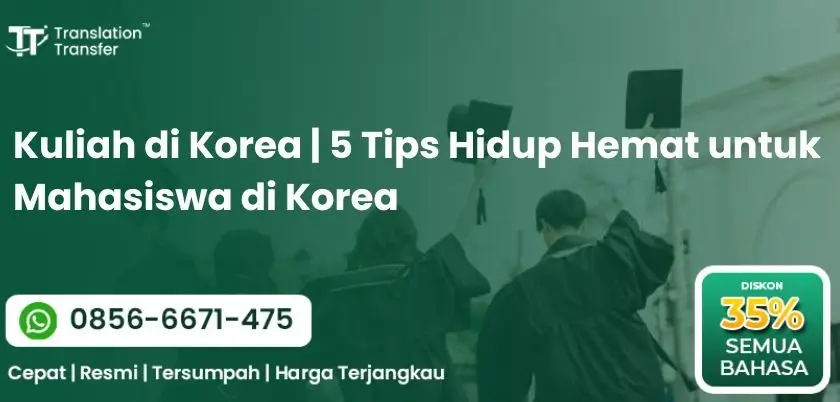Kuliah di Korea 5 Tips Hidup Hemat untuk Mahasiswa di Korea