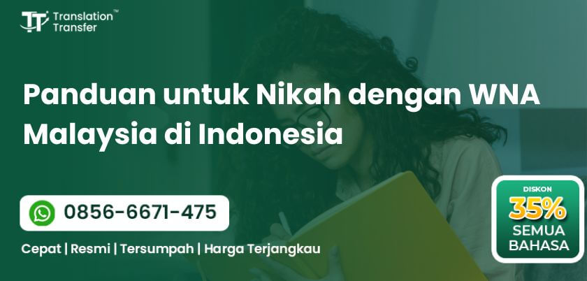 Nikah dengan WNA Malaysia di Indonesia