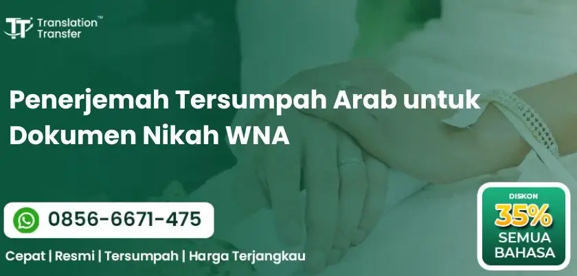 Penerjemah Tersumpah Arab untuk Dokumen Nikah WNA