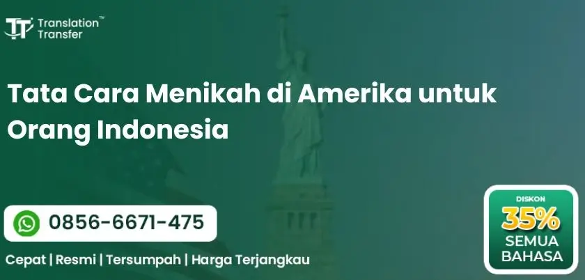 Tata Cara Menikah di Amerika untuk Orang Indonesia