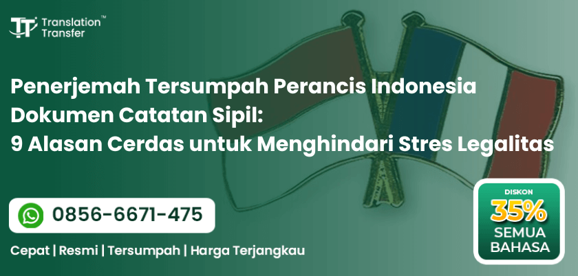 Penerjemah Tersumpah Perancis Indonesia Dokumen Catatan Sipil