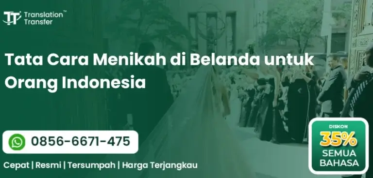 Tata Cara Menikah di Belanda untuk Orang Indonesia