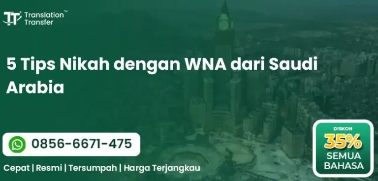 5 Tips Nikah dengan WNA dari Saudi Arabia